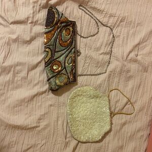 Multicolor Sequin Clutch Bag